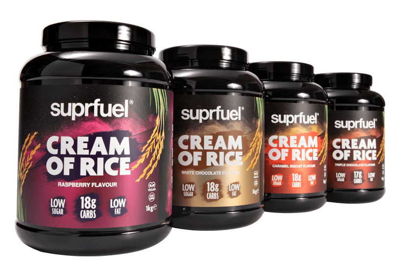 Suprfuel Cream of Rice Bundle – 4 Irresistible Flavours - 4 x 1kg - theskinnyfoodco