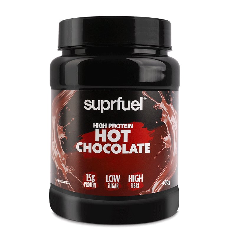 Suprfuel - High Protein Hot Chocolate 400g (15g Protein Per Serving) - theskinnyfoodco