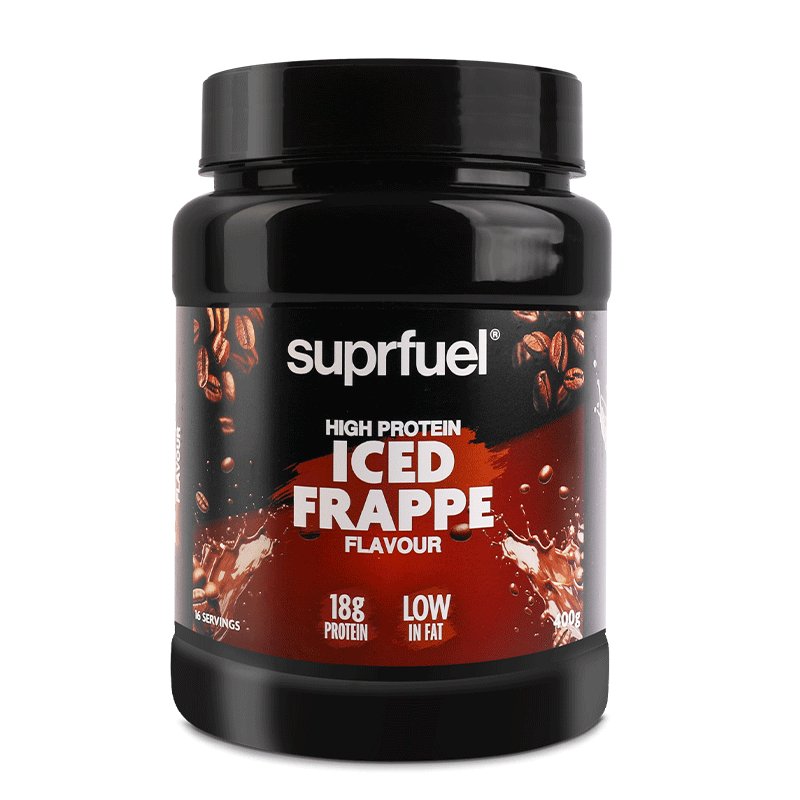 Suprfuel - High Protein Iced Frappe (18g Protein Per Serving) 400g - theskinnyfoodco