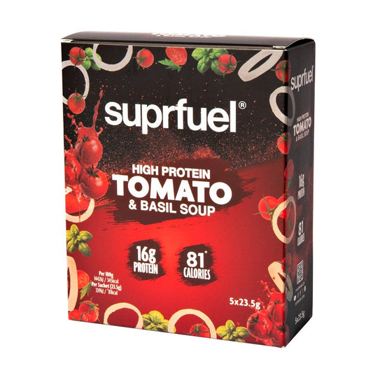 Suprfuel High Protein Tomato & Basil Soup (5 meals) 120g - theskinnyfoodco