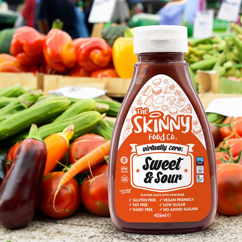 Sweet & Sour Sauce Virtually Zero© Calorie Skinny Sauce - 425ml - theskinnyfoodco