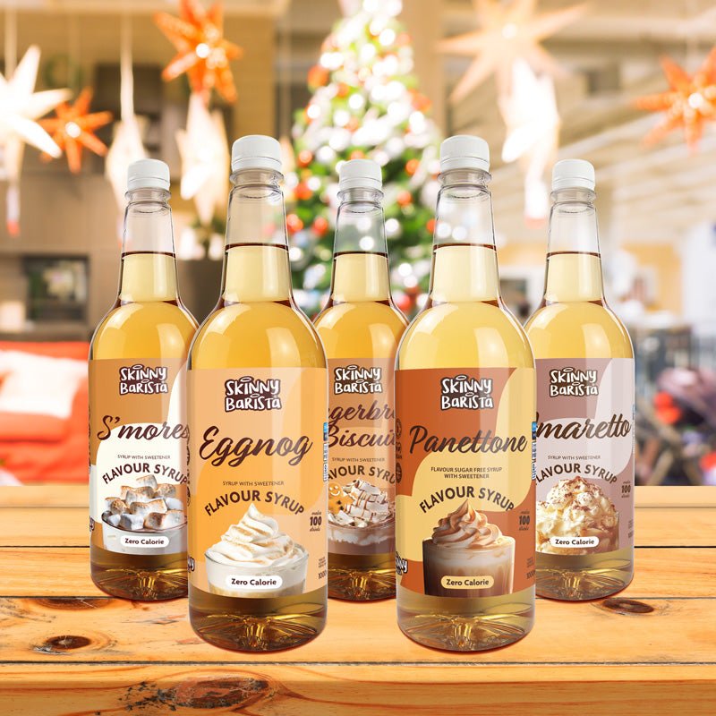 The Festive Barista Five - Limited Edition Syrup Collection - theskinnyfoodco