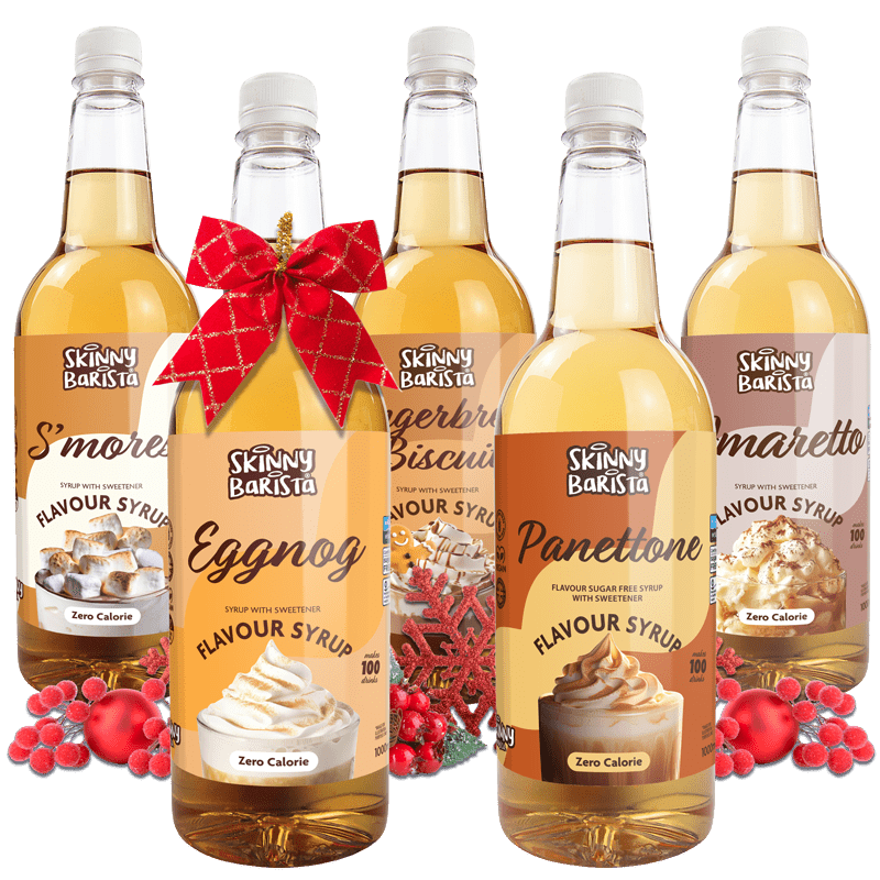 The Festive Barista Five - Limited Edition Syrup Collection - theskinnyfoodco