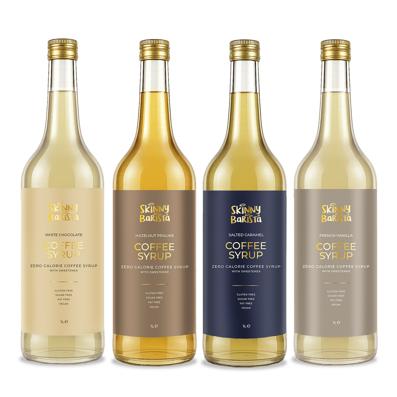 The Skinny Barista Premium Coffee Syrup Collection - theskinnyfoodco