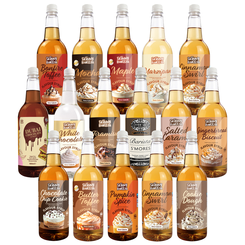 The Skinny Food Co Barista szirup mega kiszerelés (16 × 1L) - theskinnyfoodco