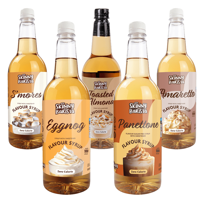 The Winter Barista Five - Limited Edition Syrup Collection - theskinnyfoodco