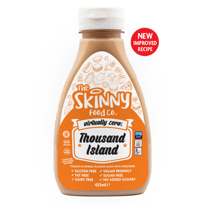 Thousand Island Virtually Zero© Calorie Skinny Sauce - 425ml - theskinnyfoodco
