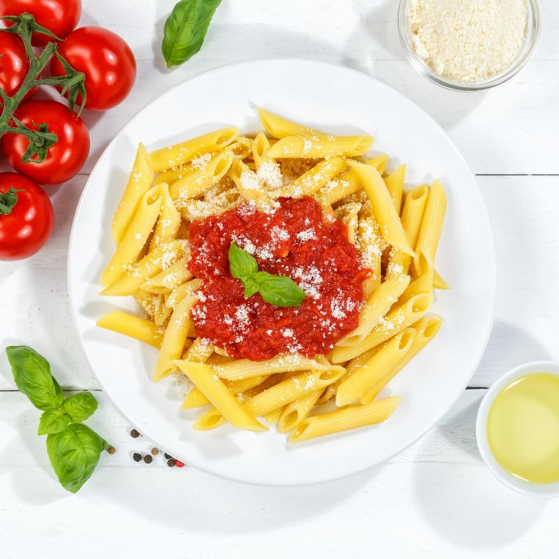 Tomato and Oregano Sauce for Pasta, Noodles, Pizza, Dip - (9.9g Protein per Jar) 110g - theskinnyfoodco