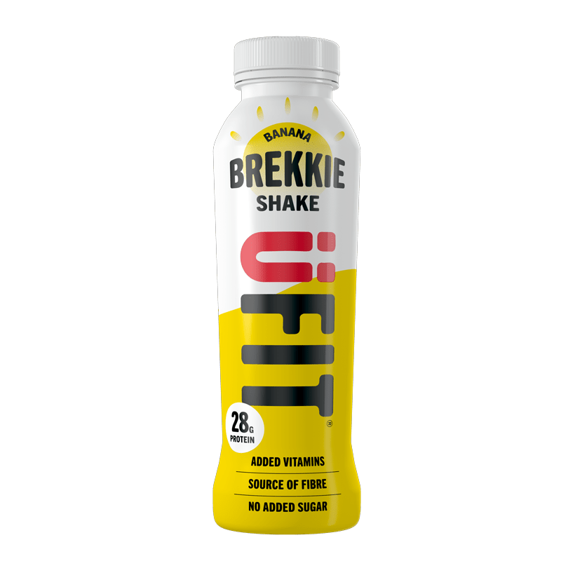 UFIT High Protein Banana Brekkie Shake - 28g Protein - theskinnyfoodco