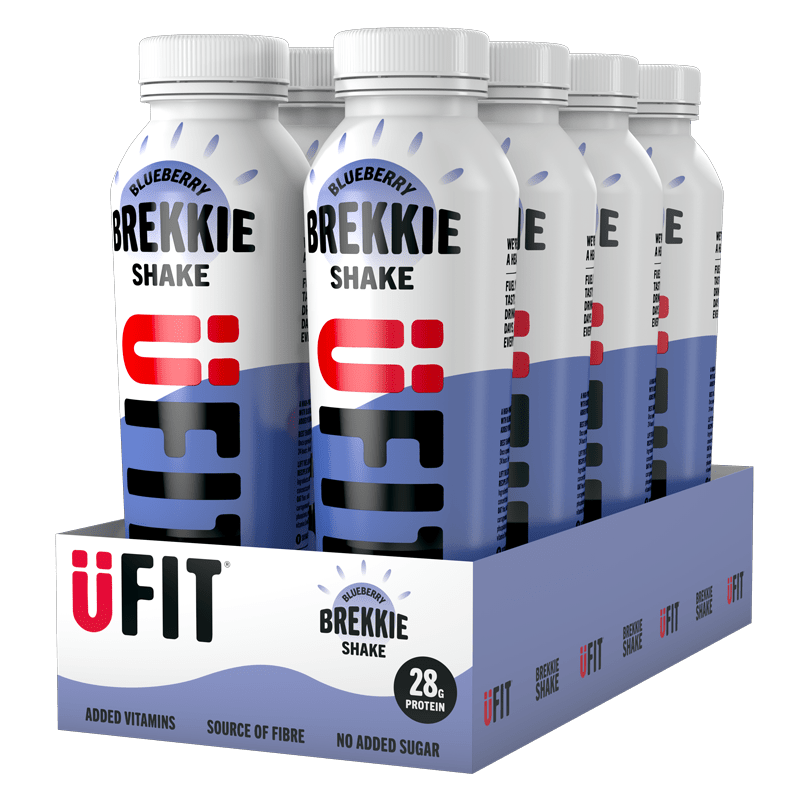 UFIT High Protein Blueberry Brekkie Shake - 28g Protein - theskinnyfoodco