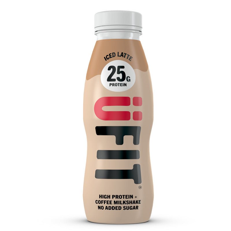UFIT High Protein Ready to Drink Iced Latte Shakes - 25g Protein - theskinnyfoodco