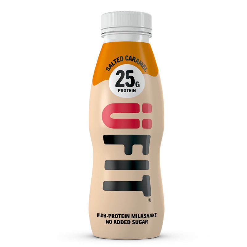 UFIT High Protein Ready to Drink Salted Caramel Shakes - 25g Protein - theskinnyfoodco