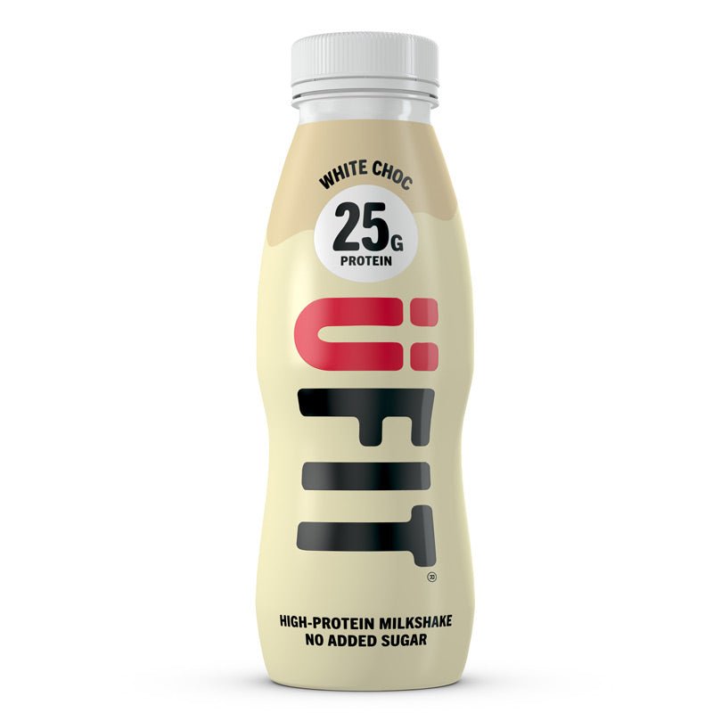 UFIT High Protein Ready to Drink White Chocolate Shakes - 25g Protein - theskinnyfoodco