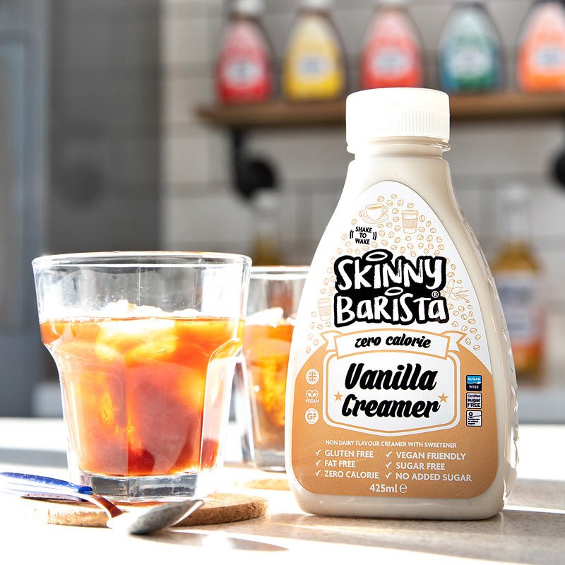 Vanilla Coffee Creamer - Sugar Free Non - Dairy Skinny - 425ml - theskinnyfoodco