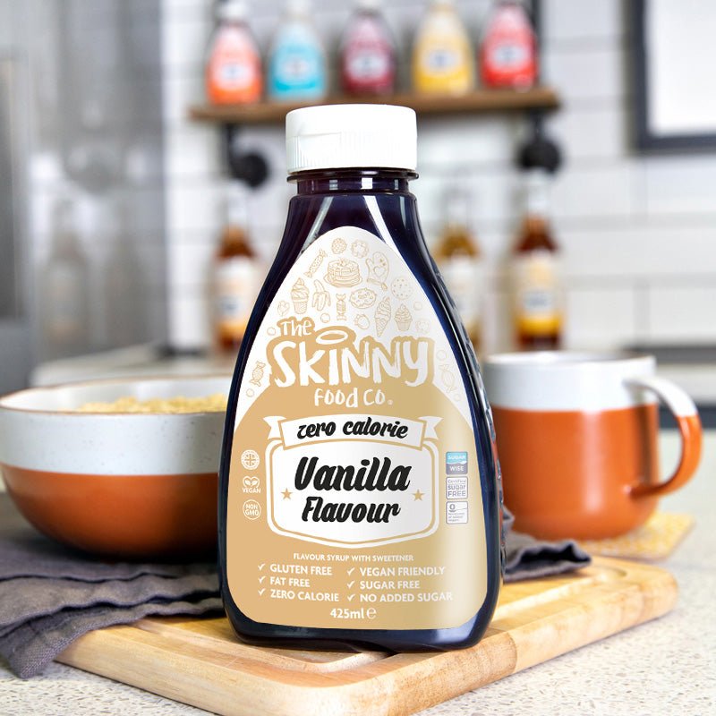 Vanilla Zero Calorie Sugar Free Skinny Syrup - 425ml - theskinnyfoodco