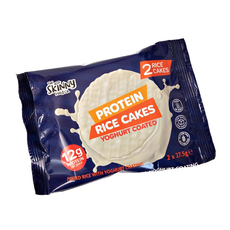 White Skinny Rice Cake with High Protein - 55g - theskinnyfoodco