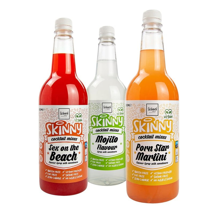 Skinny Cocktail Mixers 1 Litre Cocktail Mixer Bundle (3 Flavours) theskinnyfoodco