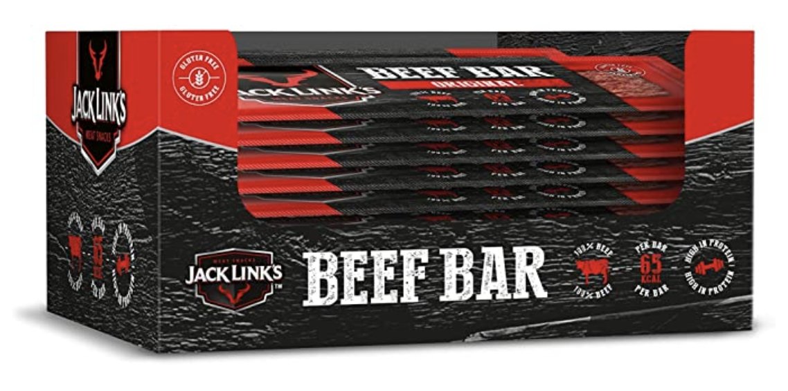 100% Beef Bar Full Box - 65 kalorier - 14 x 23g - theskinnyfoodco