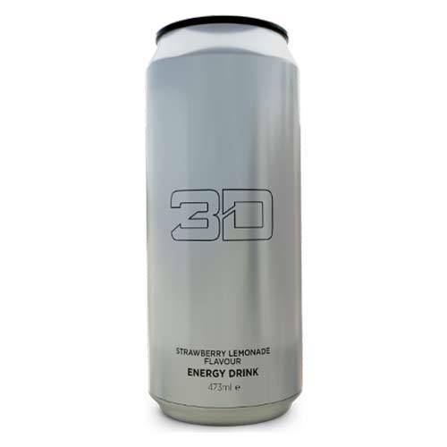 Bebidas energéticas 3D 473ml - theskinnyfoodco