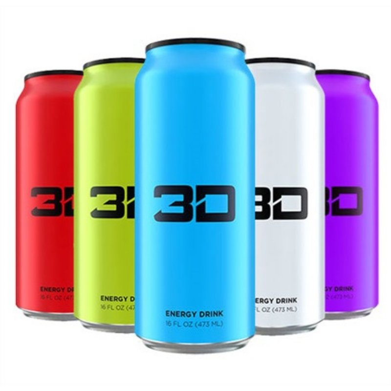 3D энергетические напитки 473мл - theskinnyfoodco