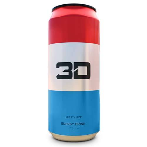 3D Energy Drinks 473ml - Theskinnyfoodco