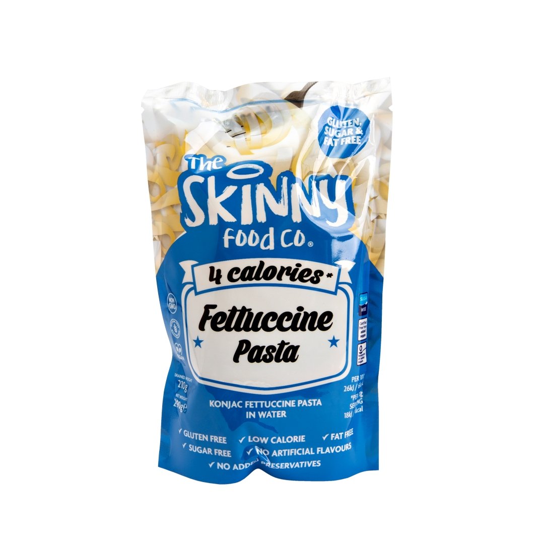 Pasta fettuccine flaca baja en carbohidratos de 4 calorías - 210 g - theskinnyfoodco