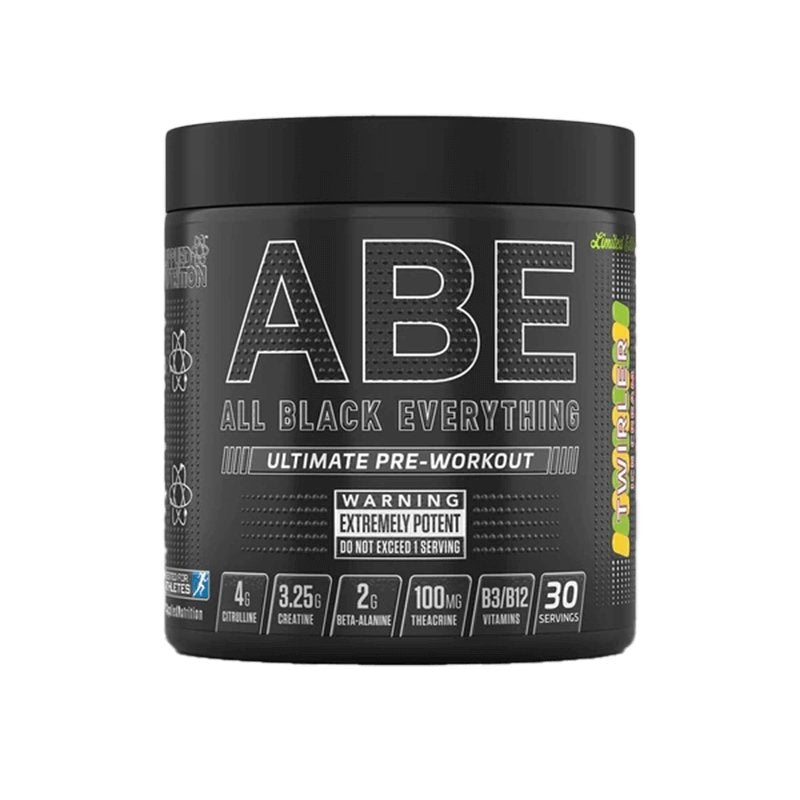 ABE - ALL BLACK EVERYTHING PRE-ANTRENAMENT (12 arome) 315g - theskinnyfoodco