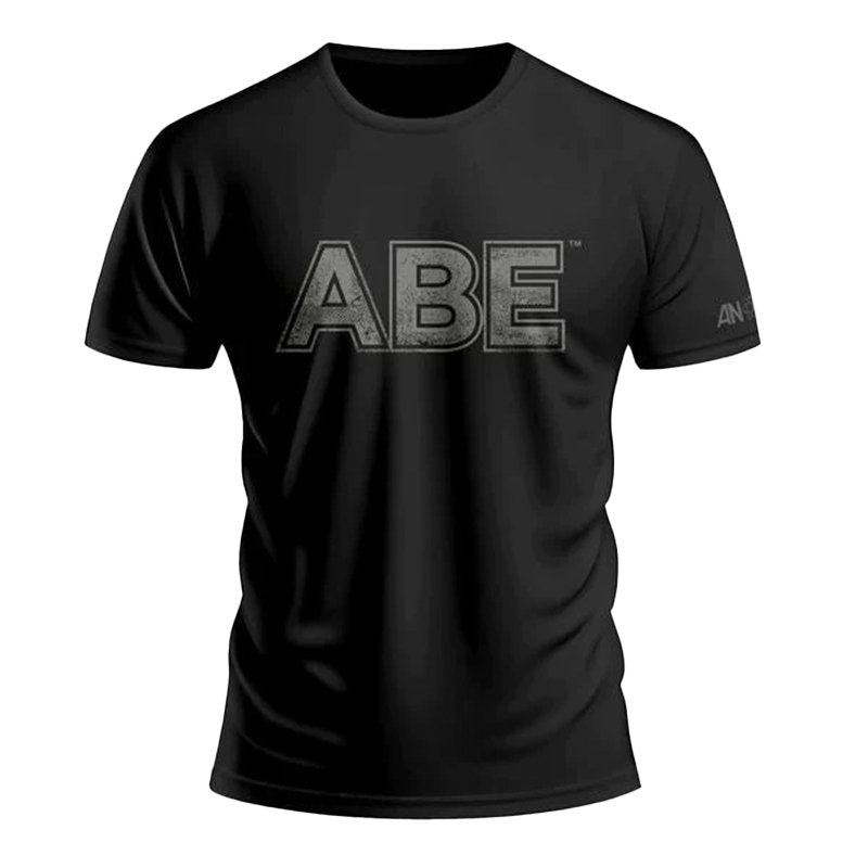 ABE Svart T-skjorte - theskinnyfoodco