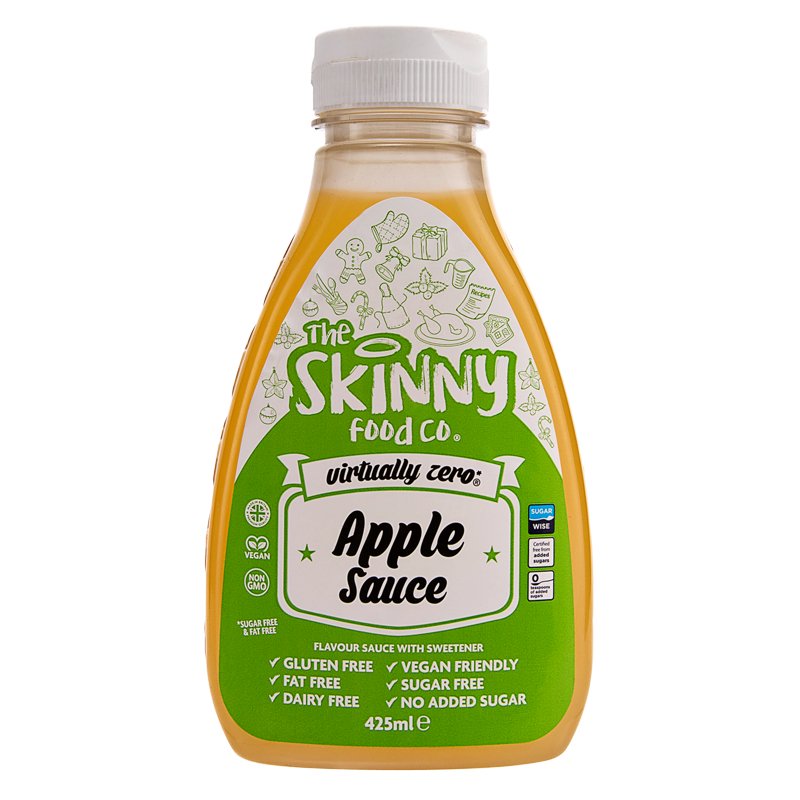 Apple Virtually Zero© Calorie Sugar Free Skinny Sauce - 425ml - theskinnyfoodco
