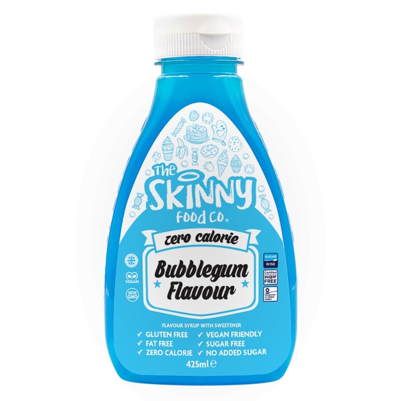 Bubblegum Syrup - Zero Calorie Sugar Free Skinny Syrup - 425ml - theskinnyfoodco