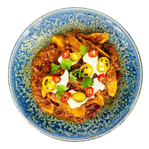 BULK BUY 20 x Mexican Wedef & Chilli Wedges Fakeaway ® 183 Calories Ready Meal (SAVE UP TO 50% OFF) - theskinnyfoodco