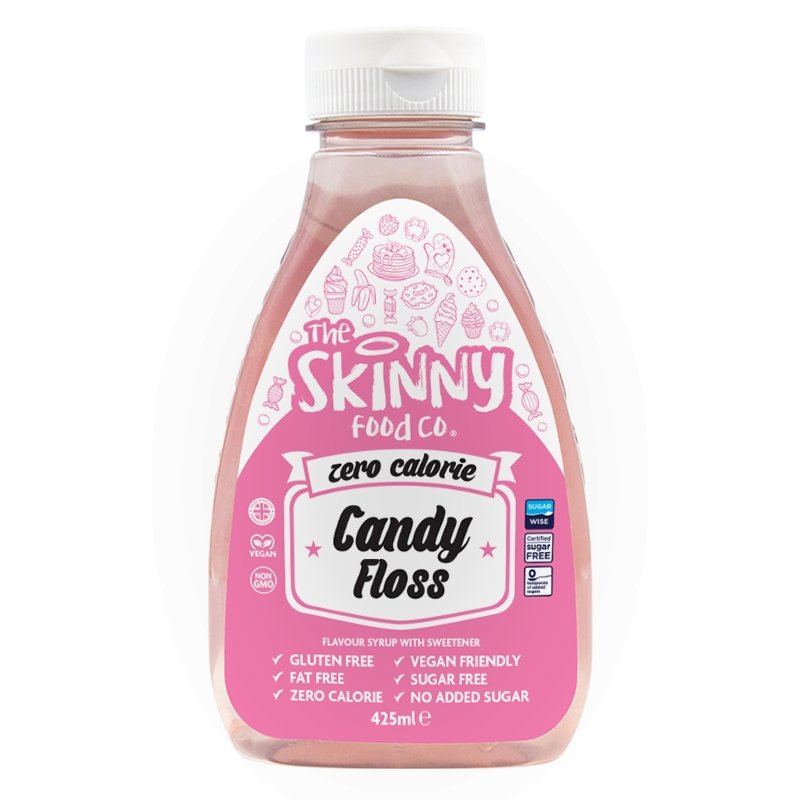 Candy Floss Skinny Sirup s nulovým obsahom kalórií a bez cukru - 425 ml - theskinnyfoodco