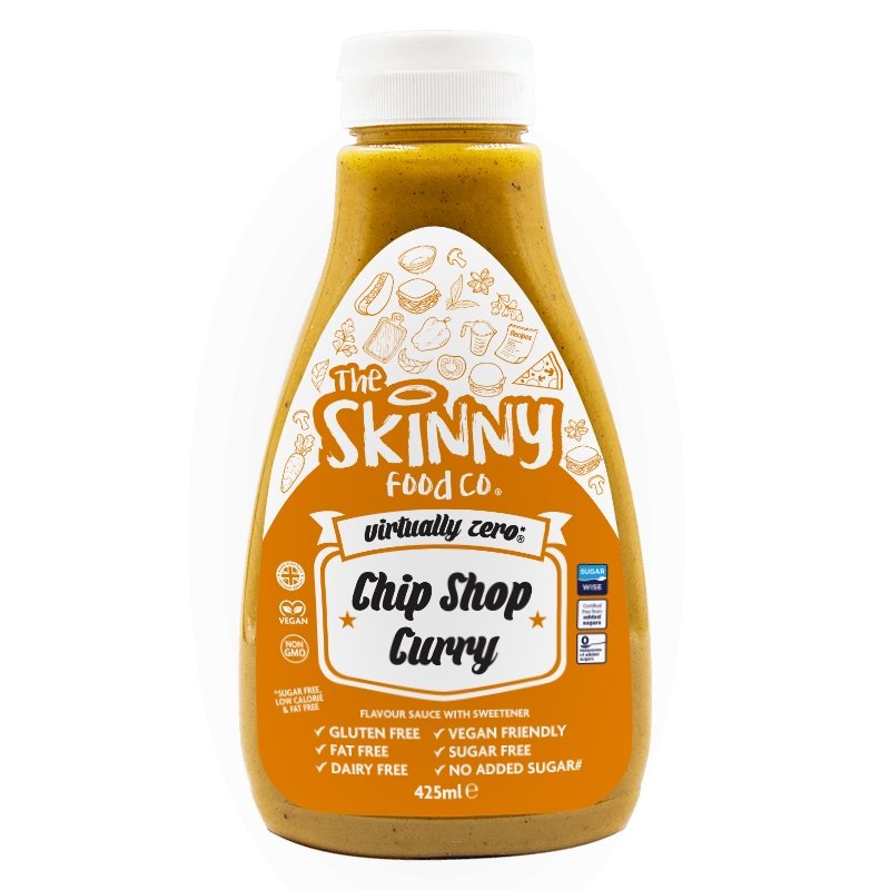 Chip Shop Salsa Magra Senza Zuccheri Virtualmente Zero Al Curry - 425ml - theskinnyfoodco