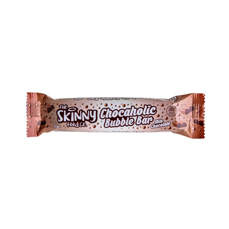 Chocaholic Bubble Bar LowSugar Chocolate Bars The Skinny Food Co