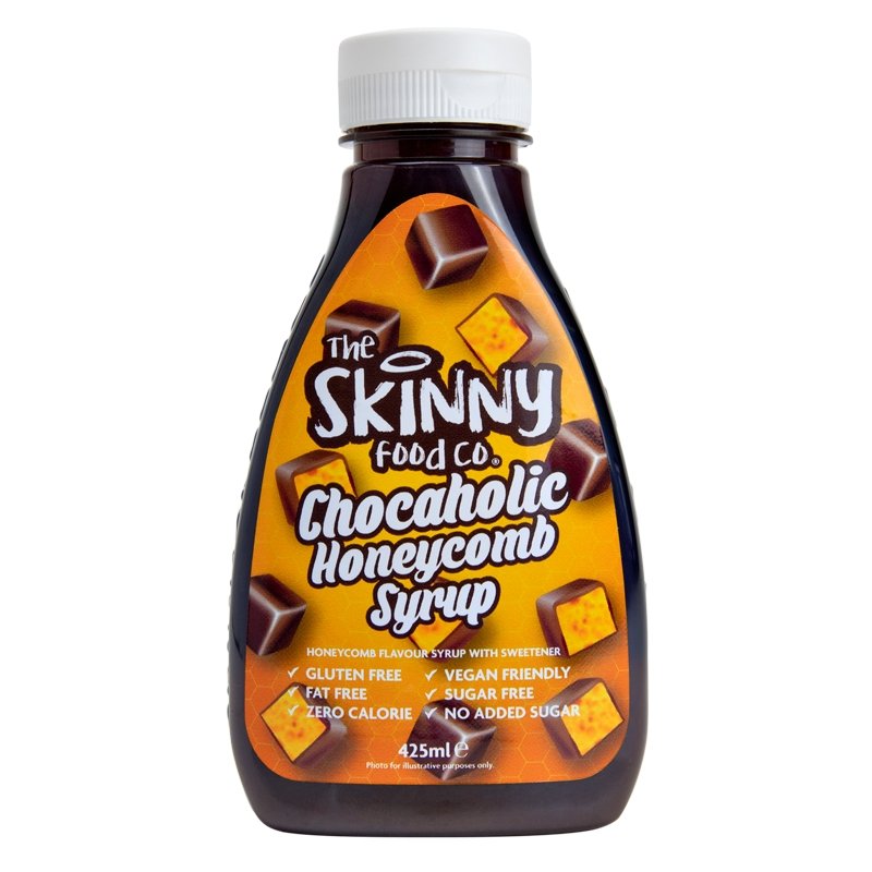 Chocaholic Chokolade Honeycomb Sirup- Zero Calorie - 425ml - theskinnyfoodco