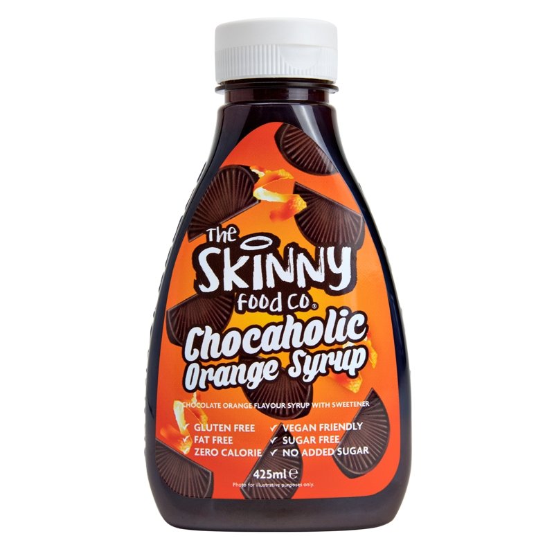 Chocaholic Chocolate Orange Syrup - Zero Calorie - 425ml - theskinnyfoodco