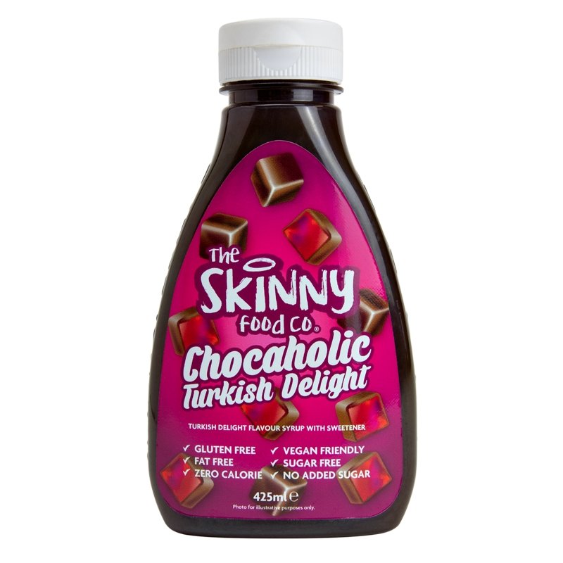 Шоколадный сироп рахат-лукум - без калорий - 425 мл - theskinnyfoodco
