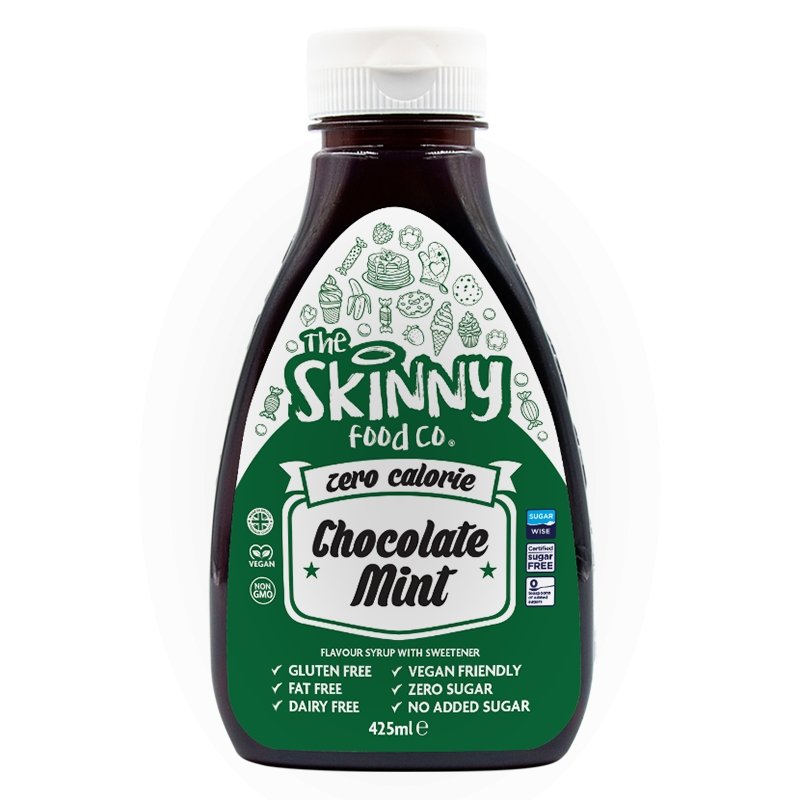 Chocolade Mint Zero Calorie Suikervrije Magere Siroop - 425ml - theskinnyfoodco