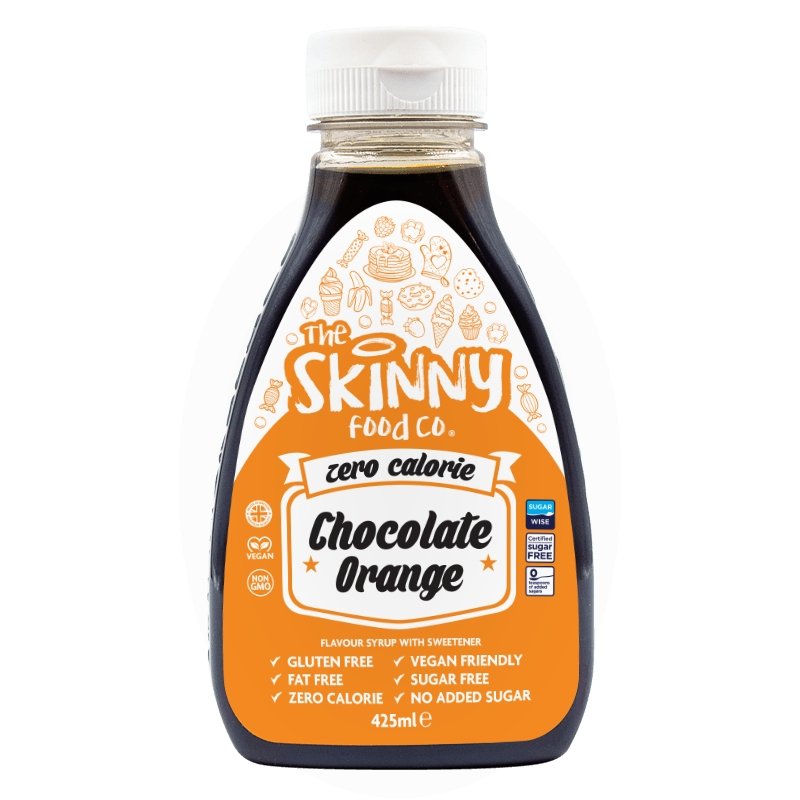 Шоколадов портокалов нулев калориен сироп Skinny - 425 мл - theskinnyfoodco