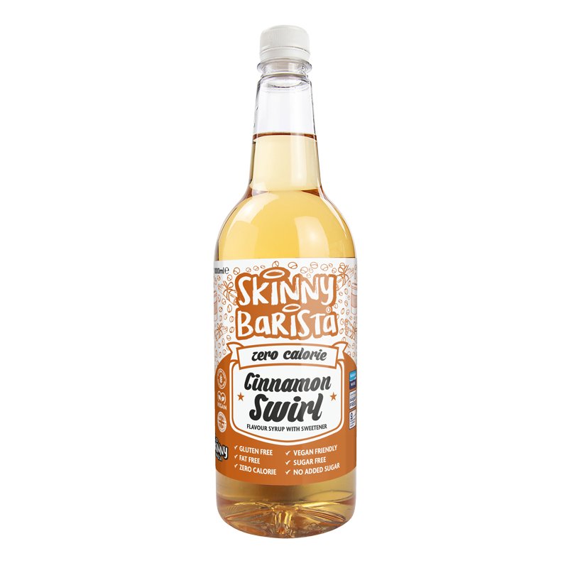 Sirup s príchuťou škorice - Sirup Skinny Cinnamon Skinny - 1 liter - theskinnyfoodco