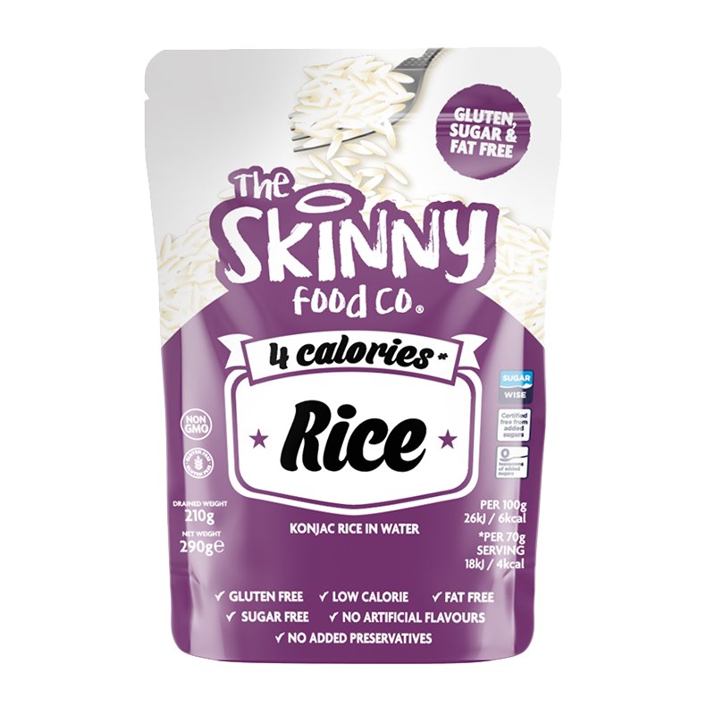 (Clearance - Short Date) Low Calorie Konjac Skinny Rice - 290g (Nov 2023) - theskinnyfoodco