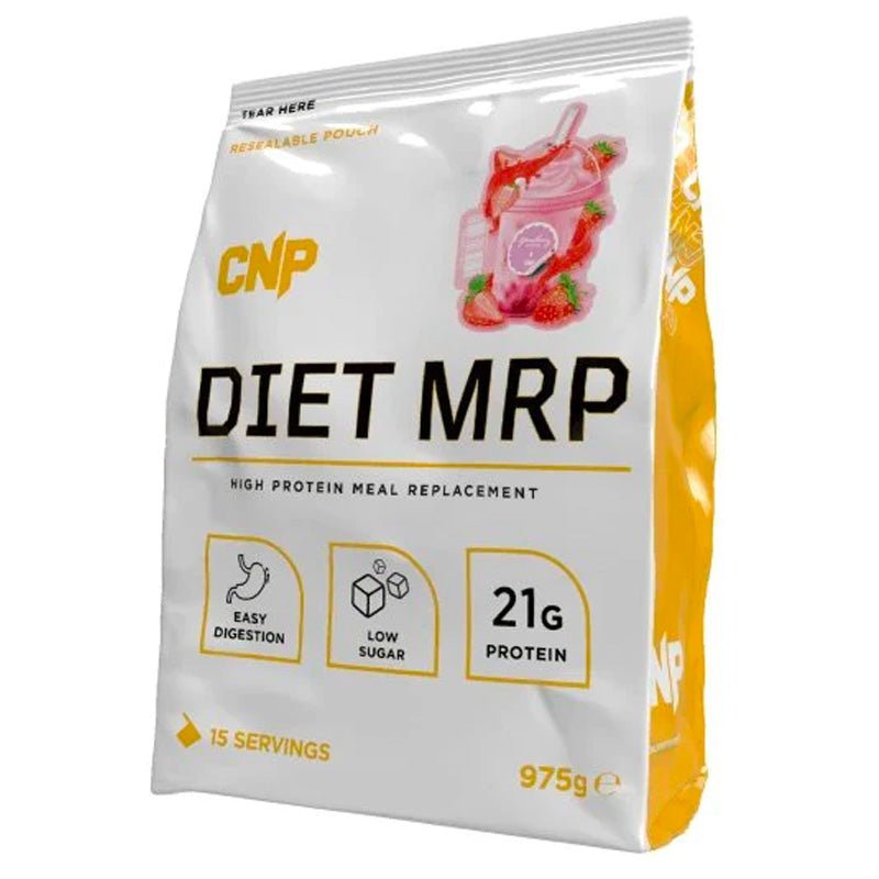 CNP Diet MRP náhrada jedla s vysokým obsahom bielkovín 975 g - 21 g bielkovín (4 príchute) - theskinnyfoodco