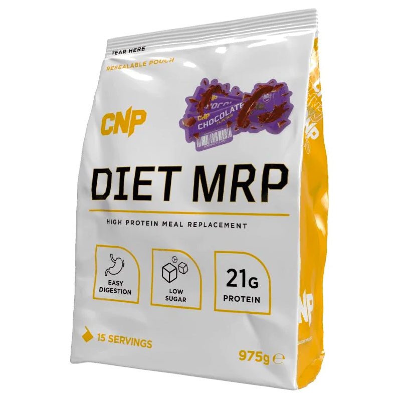 Замінник їжі з високим вмістом білка CNP Diet MRP 975 г - 21 г білка (4 смаки) - theskinnyfoodco