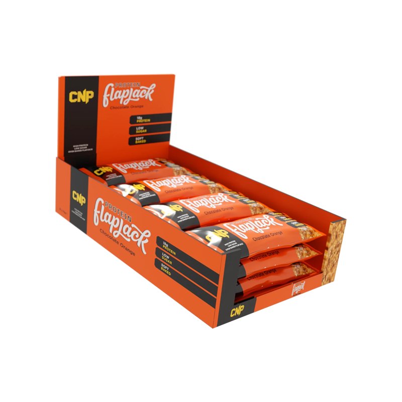 CNP Protein Flapjack 12 x 75 g fodral - 18 g protein (5 smaker) - theskinnyfoodco