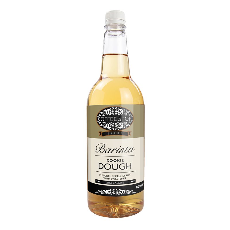 Coffee Shop Cookie Dough Coffee Syrup - Zero Calorie Sugar Free - 1 Litre - theskinnyfoodco