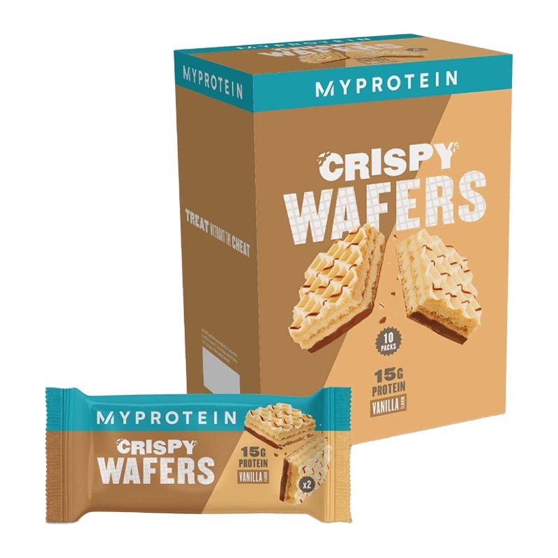 Crispy Protein Wafers - Vanilje (10x40g) - theskinnyfoodco