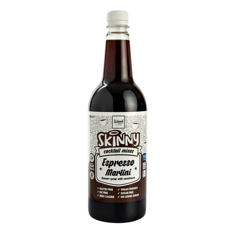 Espresso Martini Flavour Sugar Free Skinny Cocktail Mixer 1 Litre