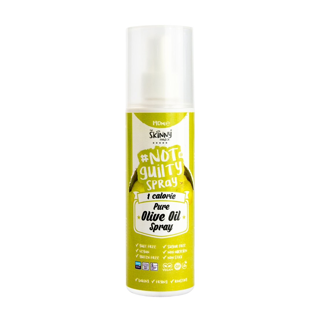 Extra Virgin Olive Oil Spray - 1Kcal Skinny Spray - 190ml - theskinnyfoodco