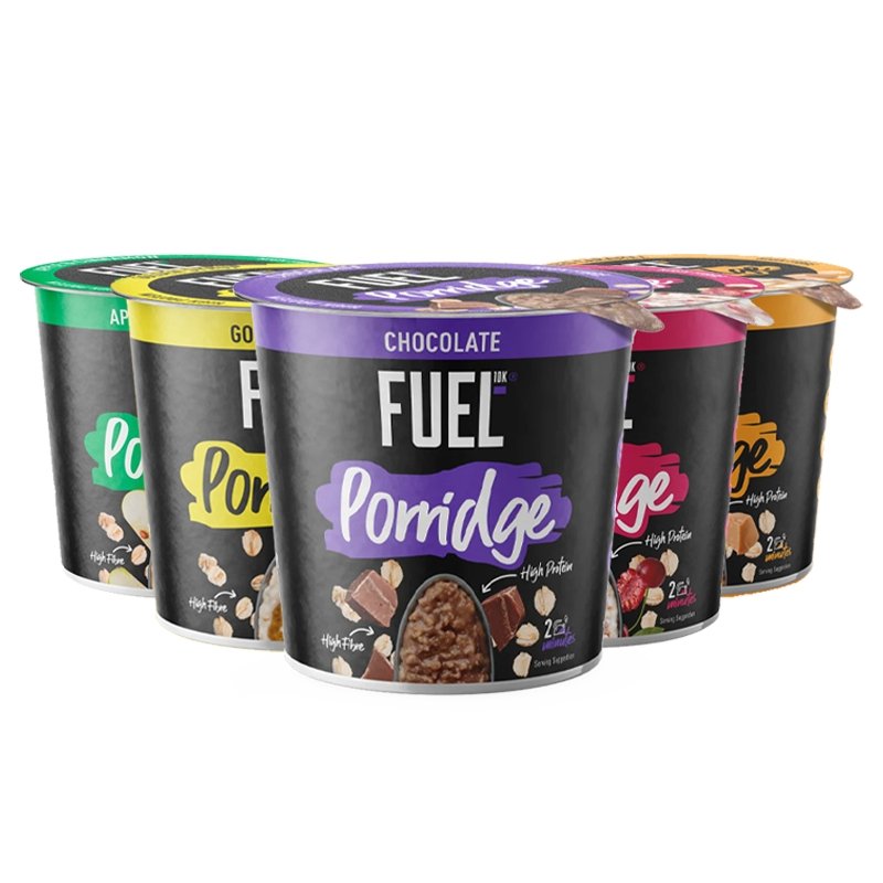 Fuel 10K Protein Porridge Pots - 13g Protein (5 Flavours) - theskinnyfoodco