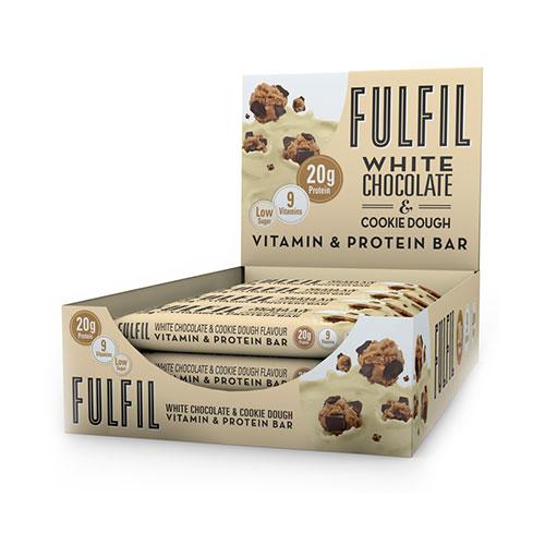FULFILL Vitamin ve Protein Snack-Size Bar (15 x 55g Barlar) 15g Protein, 9 Vitamin. (8 Lezzet) - theskinnyfoodco